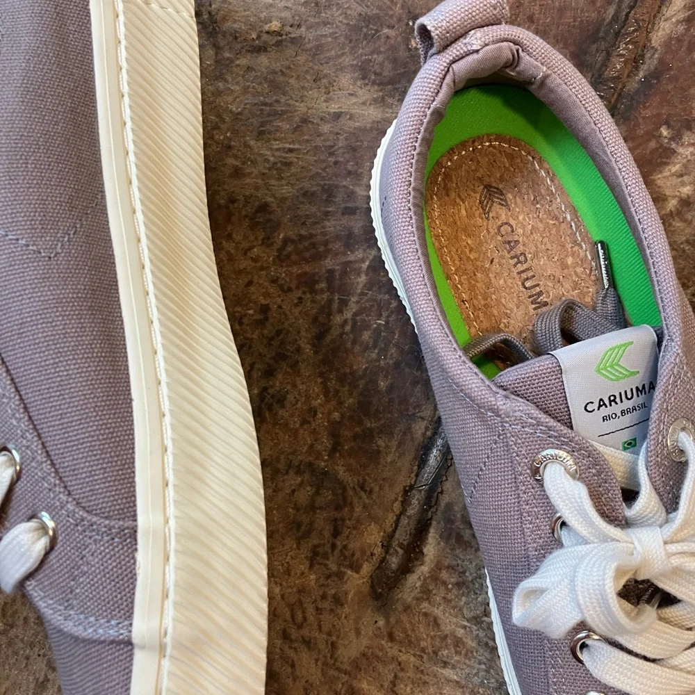 Cariuma Taupe Canvas Sneakers - Picture 11 of 13